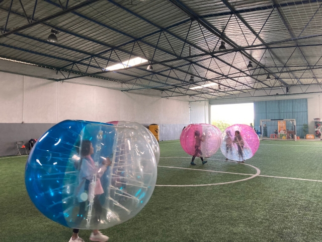 Zorbing en Lisboa