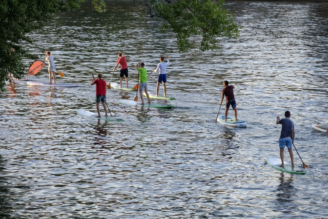 Paddle board en grupo
