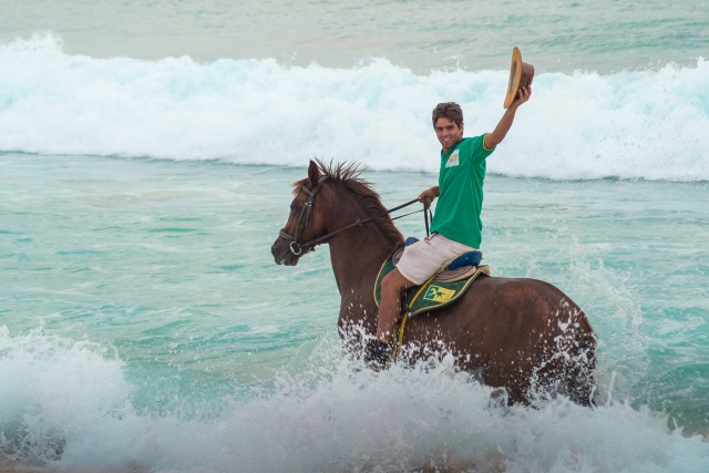 Cabalgando por el mar