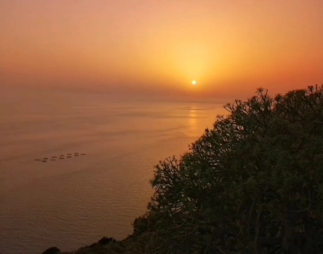 Vistas de la puesta de sol