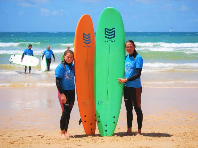 Aprendiendo a surfear