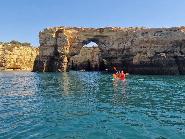 Kayak en Benagil