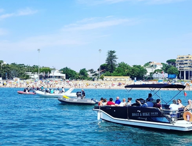 Renta de barco con patrón en Cascais (4 horas)