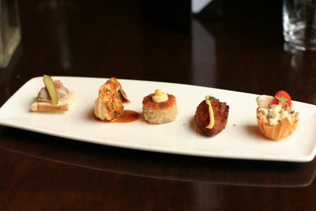 Unos canapés de sofisticada elaboración