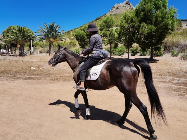 Dirigiéndose hacia el punto de partida de la ruta