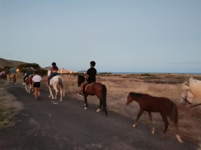 El atardecer es el mejor momento para iniciar el regreso al punto de salida