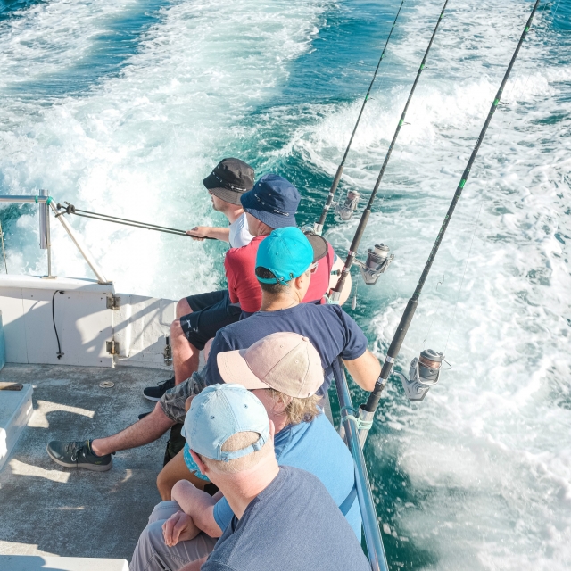 Duranle una jornada de pesca