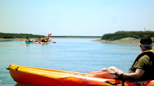 A bordo del kayak 
