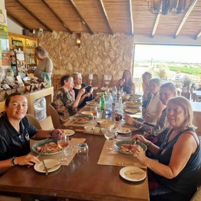 Hay veces en las que la comida se celebrará en el interior del local