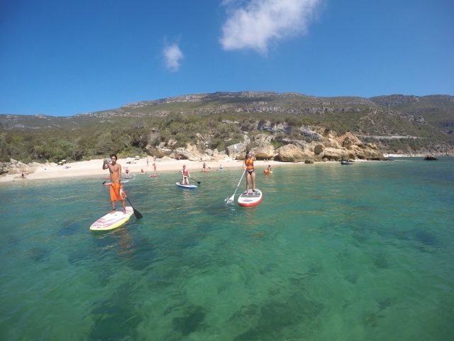 Controlando la tabla de paddle board