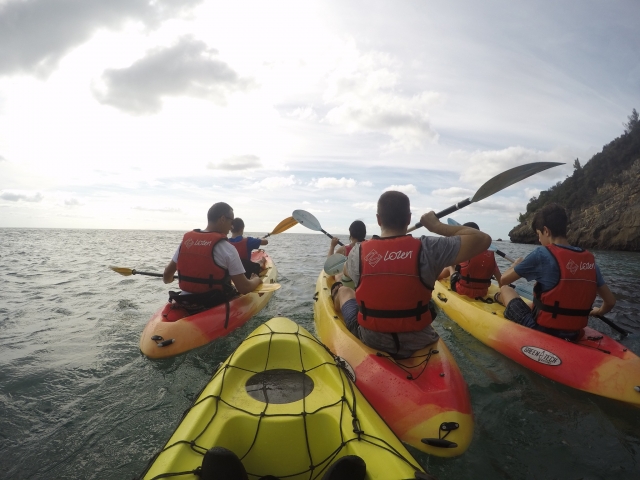 Un kayak biplaza para compartir experiencias