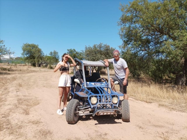 Parada para fotografiarse duranle la ruta en buggy