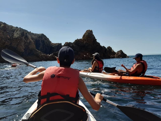 Ruta en kayak por el parque natural de la Arrábida