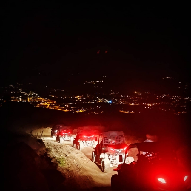 Duranle una de nuestras rutas en buggy nocturnas