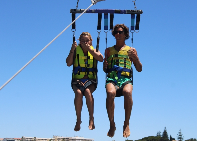 Parasail en Praia da Gale