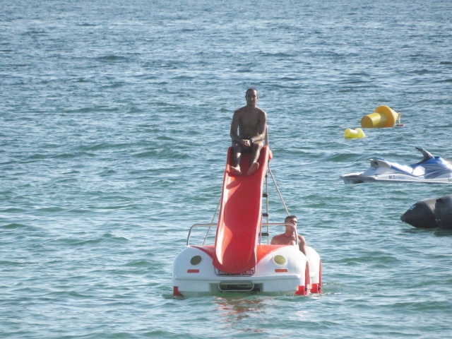 Tobogán del hidropedal