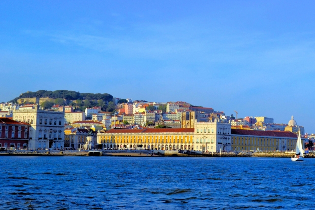 Las vistas de Belem desde la embarcación