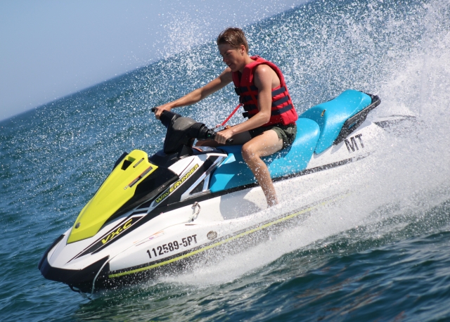 Jetski en Praia da Galé