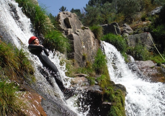 Descendiendo por la casaca natutrla