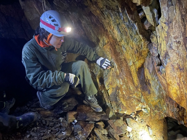 Espeleología en las minas portuguesas