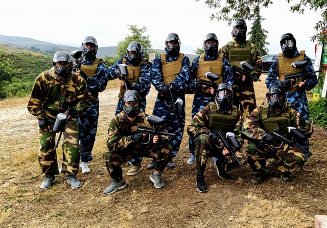 Un juego de paintball
