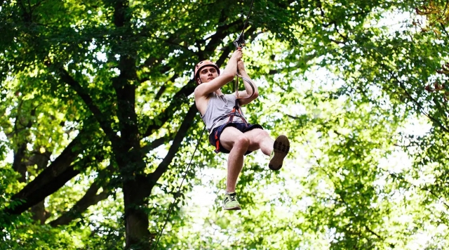 Divertidas tirolinas