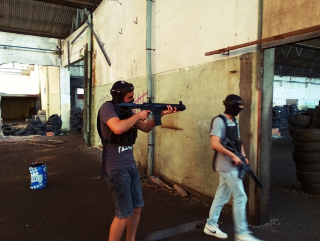 Partida de laser combat en Braga