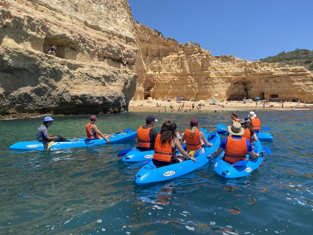 Kayaks biplaza en Lagoa