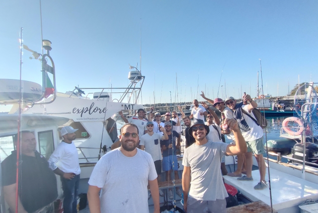 De pesca con amigos