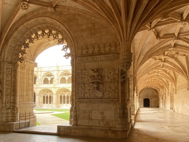 Claustro de los monjes del Mosteiro dos Jerónimos 