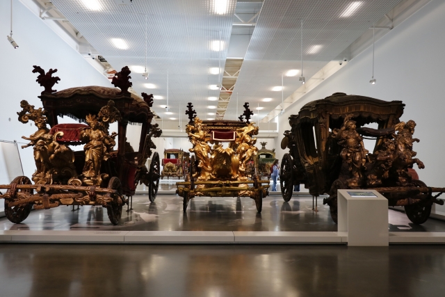 Las carrozas de la exposición