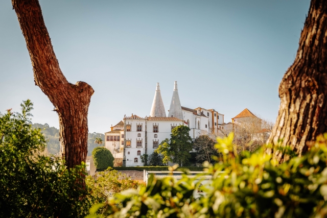 Vistas del palacio más antiguo de Portugal