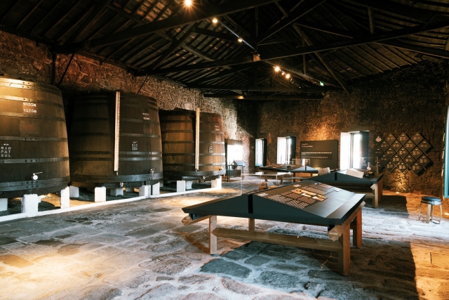Exposición de la historia de la bodega