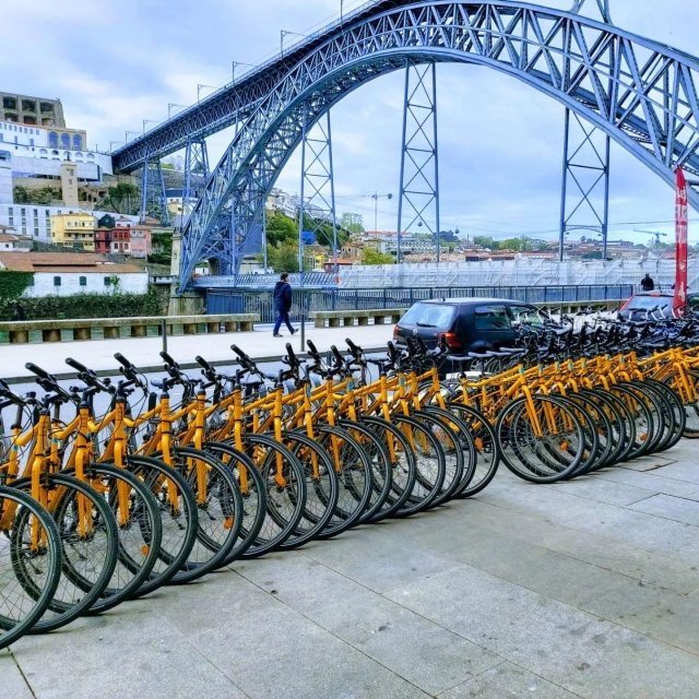 Bicicletas en Oporto