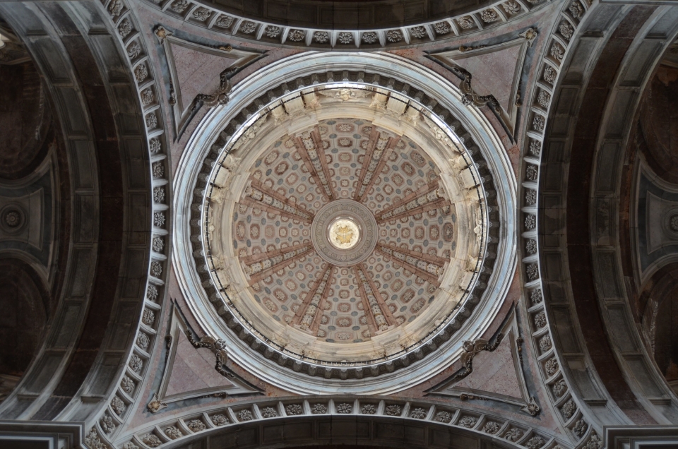 Detalles de los techos del palacio