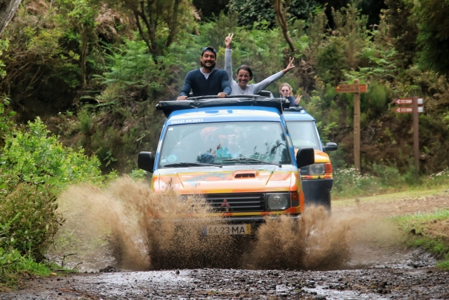 A toda velocidad por los bosques de Madeira