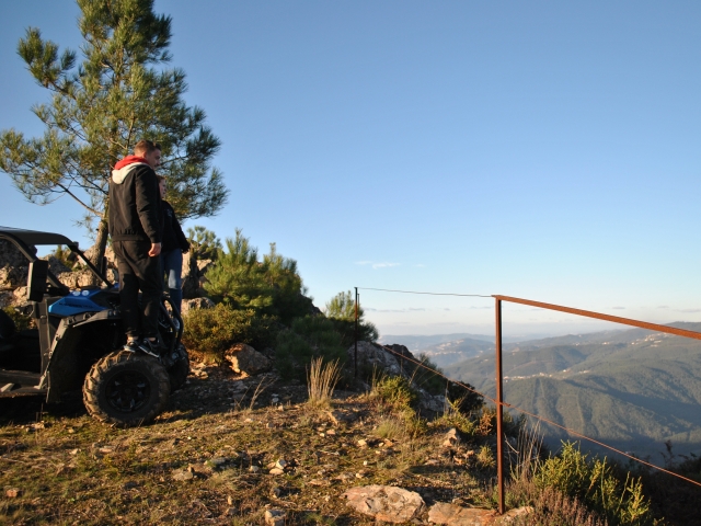 Descanso duranle la ruta para ver el paisaje