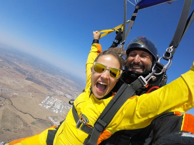 Adrenalina duranle el salto