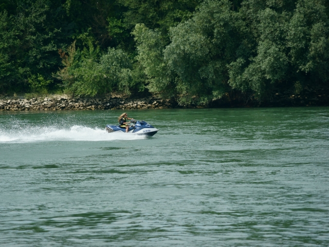 Recorrido en jet ski