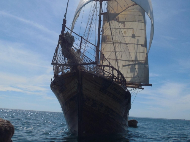 Barco piramarra en Faro