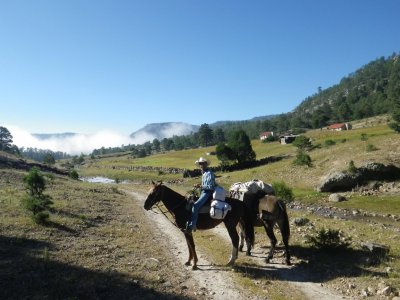 Balade à cheval à travers Creel + hébergement 2 jours