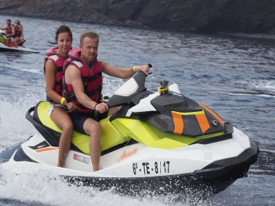 Ruta en jet ski biplaza a Bahía de Masca, 1h