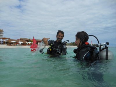 Curso de buceo Emergency First Response, Mahahual