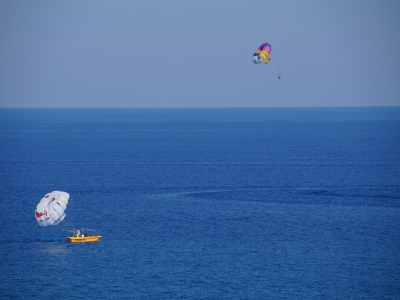 Parasail for 15 minutes at Playa Mamitas