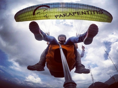 Tandem paragliding flight in Colima, 20-30 min