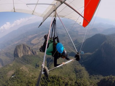 Vuelo ala delta Valle de Bravo con fotos y video