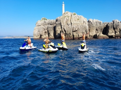 Ruta en Jet ski biplaza Santander T.Alta