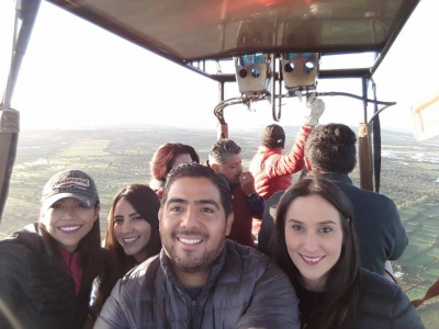 Vuelo en globo compartido Tlaxco Tlaxcala