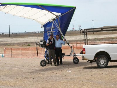 Ultralight flight along the coast of Rosarito