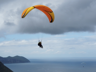 Bautismo vuelo parapente cerca de Santander